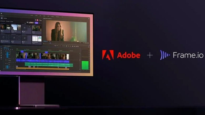 Adobe frame.io logos