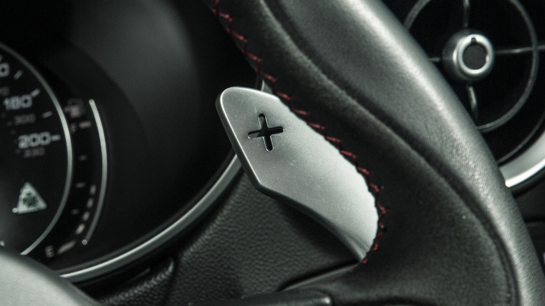 Alfa Romeo shift paddle