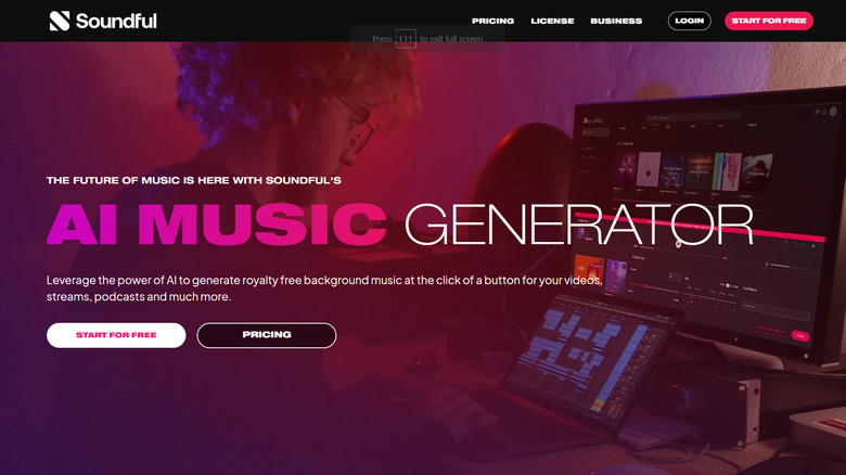 Soundful home page