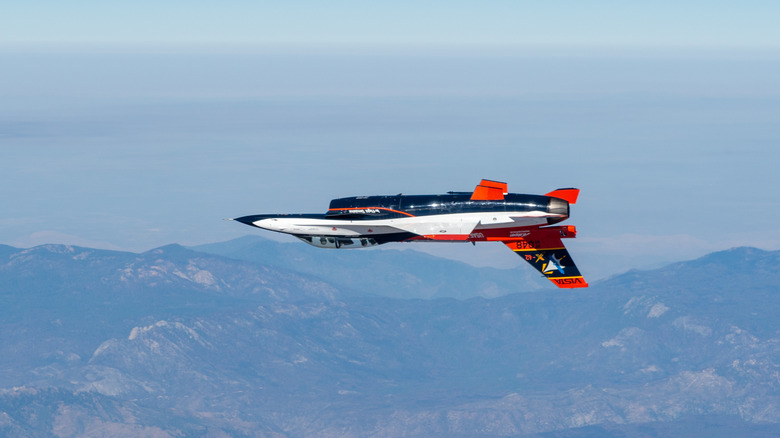 X-62A VISTA aircraft in air