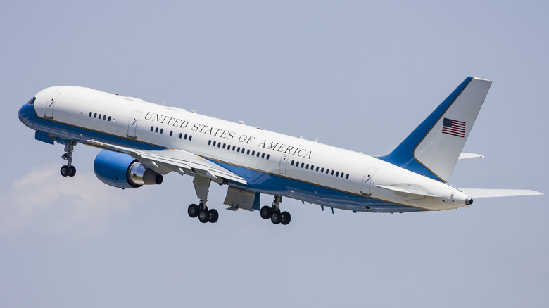 Air Force One Boeing 747 200B taking off