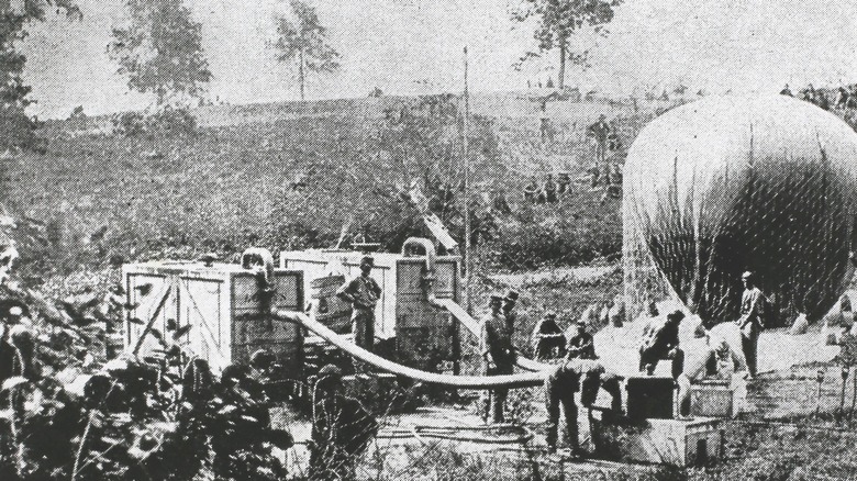 Civil war balloon operations