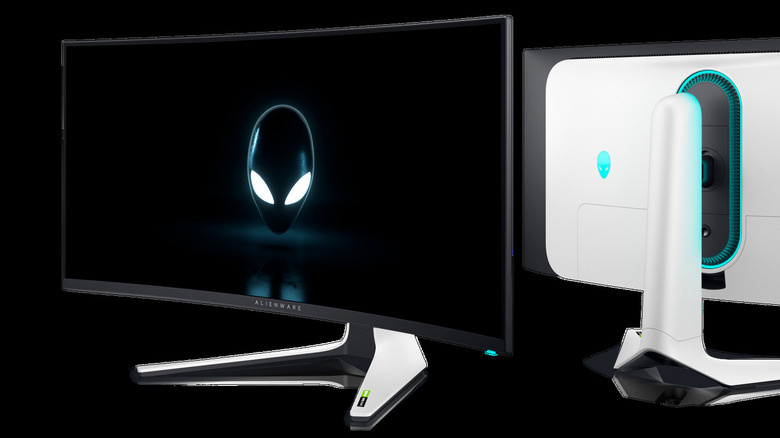 Two Alienware monitors