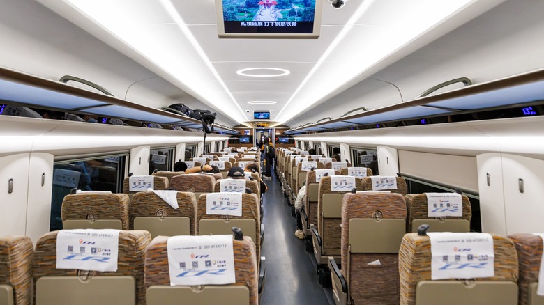 Fuxing train interior