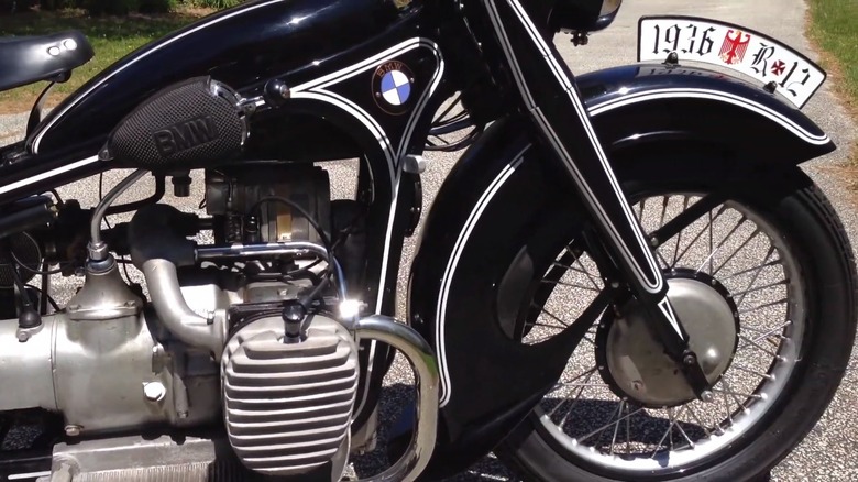 A 1936 BMW R12 