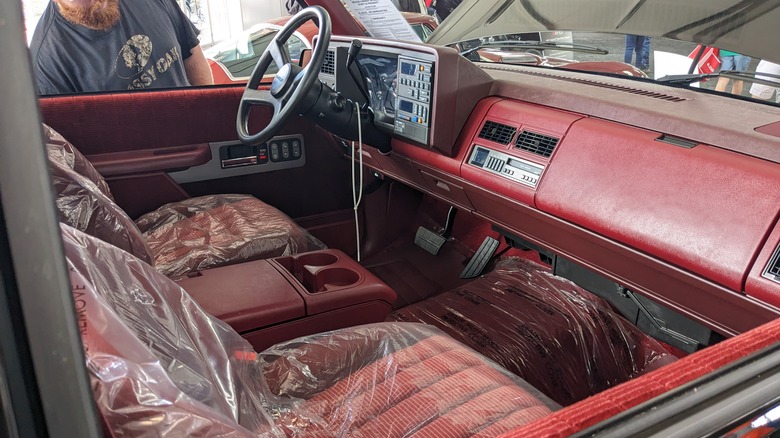 1990 Chevrolet 454 SS interior wrapped