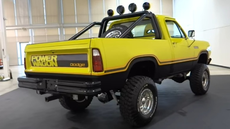 yellow macho power wagon