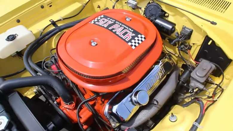 1969 440 six-pack road runner engine