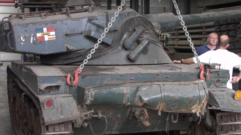 AMX-13 Light Tank Rear Damaged 