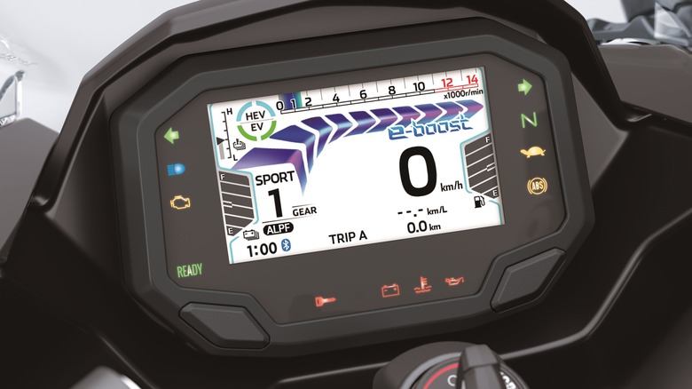 Kawasaki Ninja 7 Hybrid Display Screen