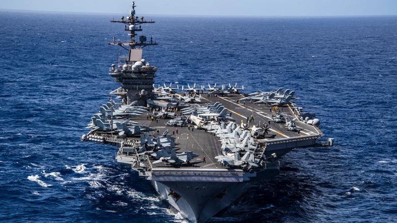 USS Carl Vinson at sea