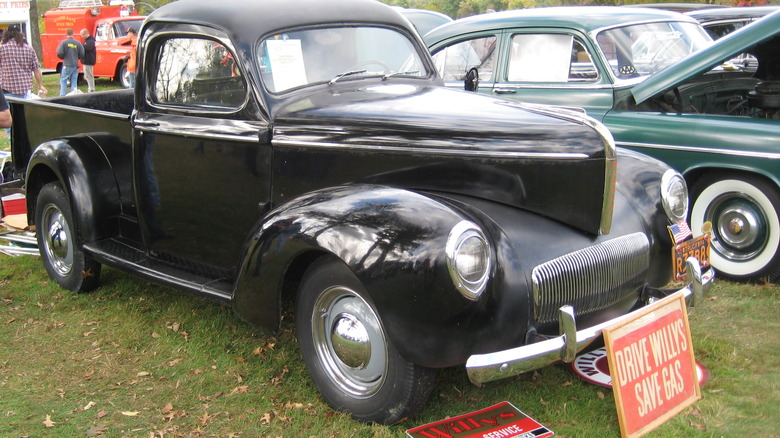 1941 Willys black pickup truck