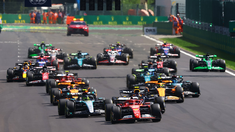 Formula 1 race start