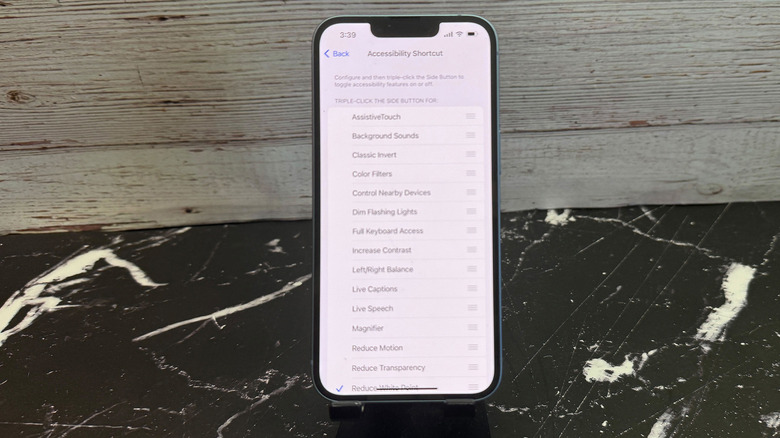 Apple's iPhone accessibility shortcuts