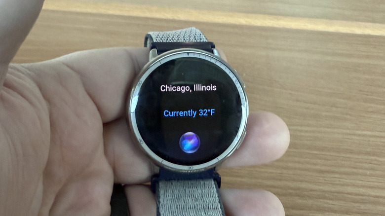 Man holding an Amazfit Active 2