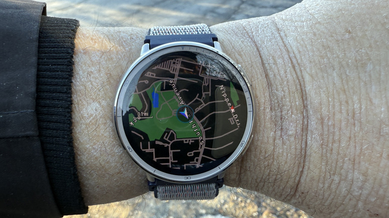 Maps on the Amazfit Active 2