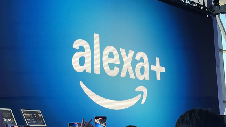 On-stage reveal of Alexa+ at an Amazon event.