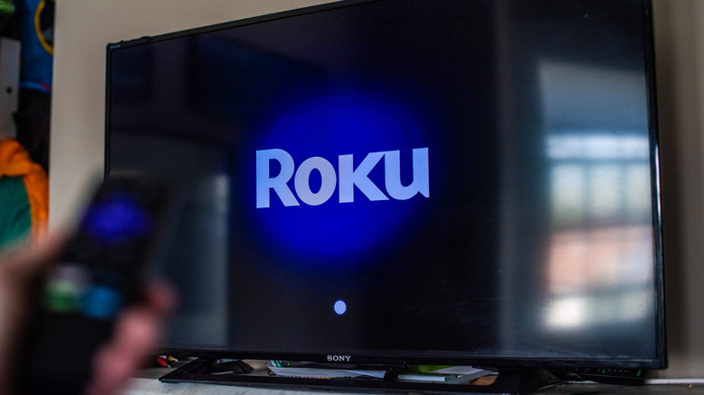 Roku stick on TV