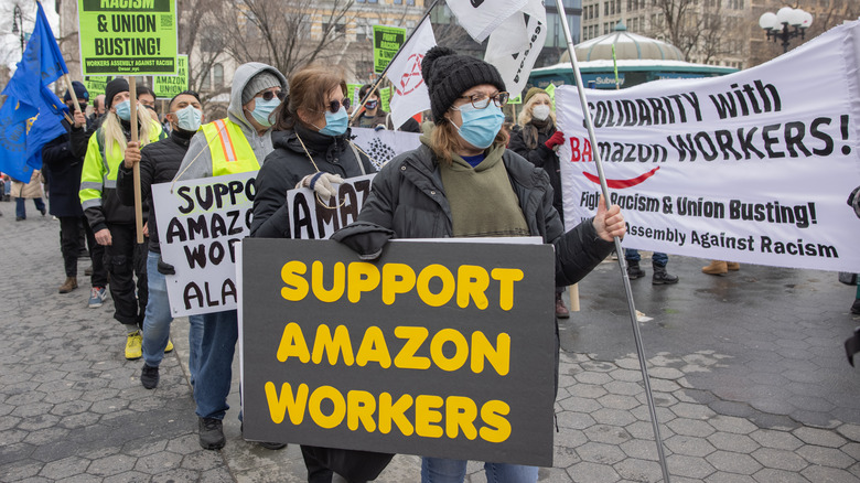 Amazon Labor Union demonstration