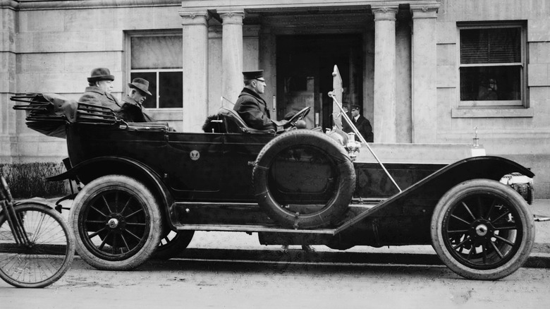 Taft in the Pierce Arrow