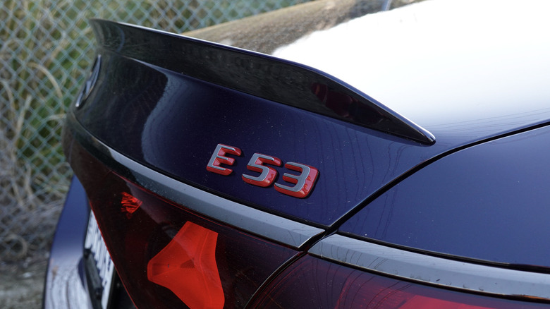 2025 Mercedes-AMG E 53 Hybrid rear badging