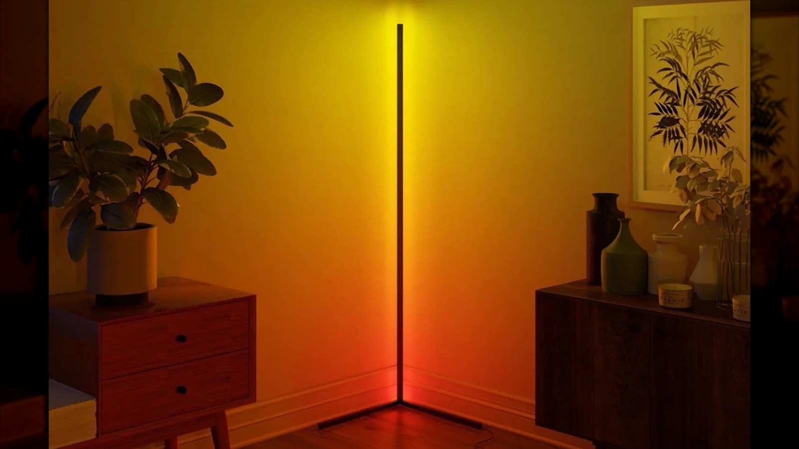 Colour changing deals corner lamp