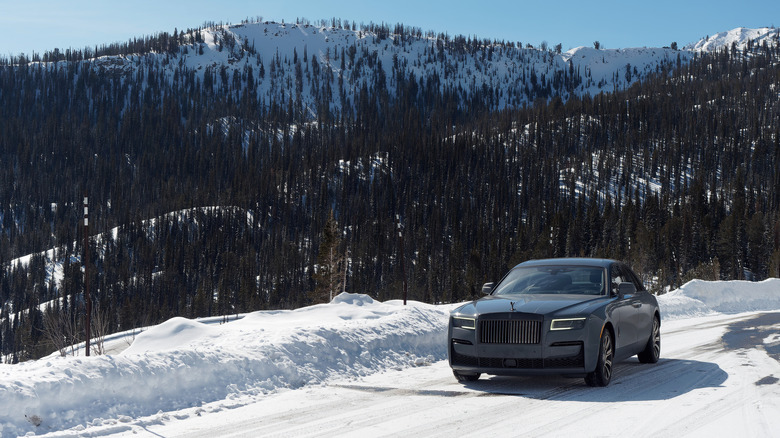 Rolls-Royce Ghost in the snow