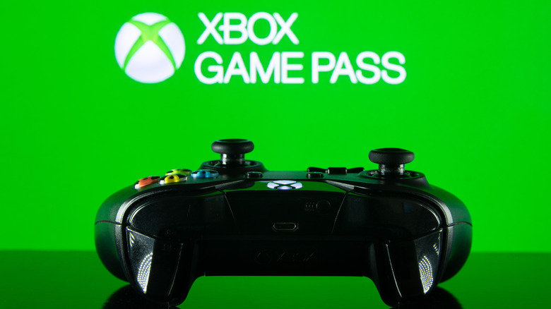 Xbox game pass logo controller