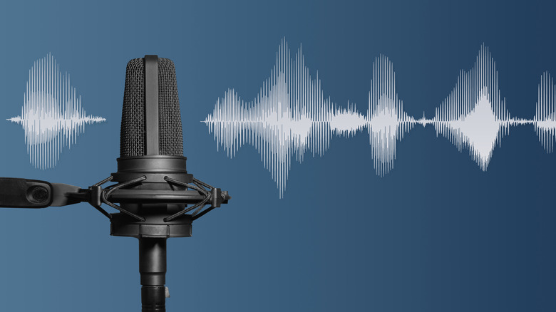 Microphone and analog signal