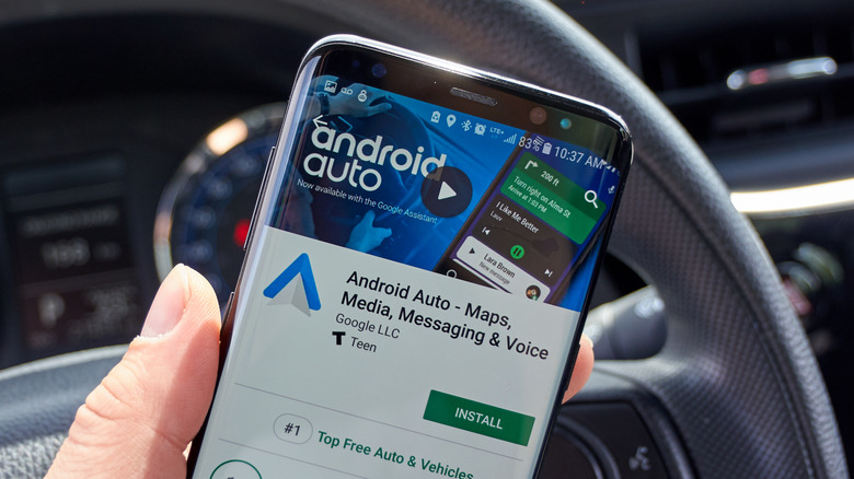 Android Auto app on Google Play Store