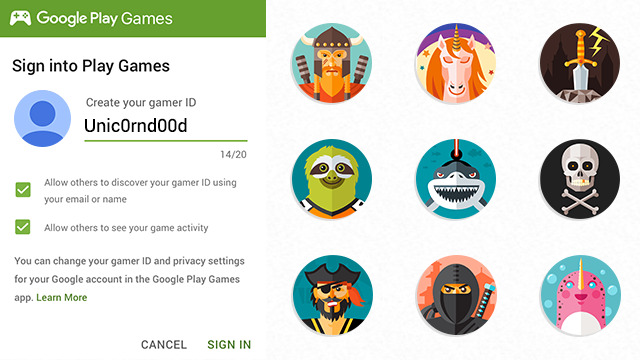 Google Play Games –
