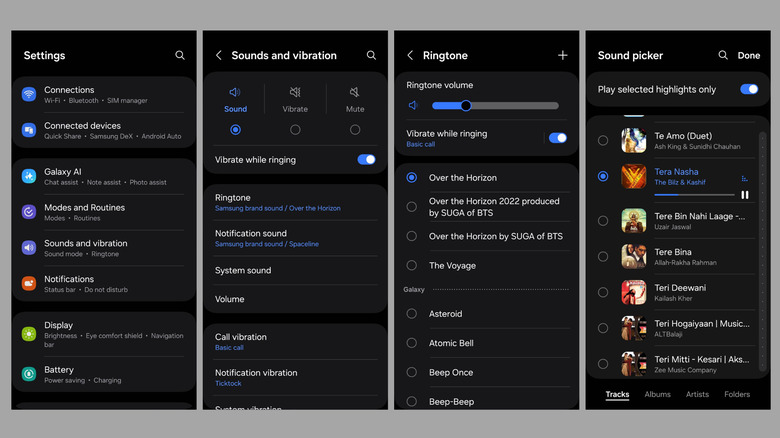 Setting a Song as Ringtone on Samsung Galaxy Phone