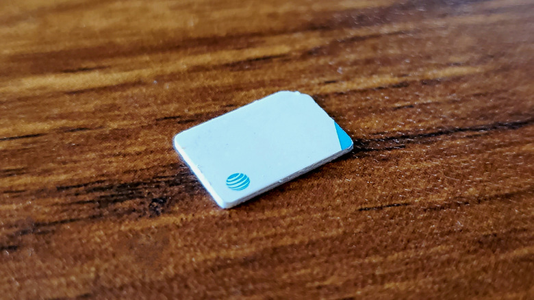 AT&T nano SIM card