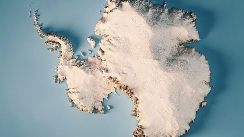 map of Antarctica