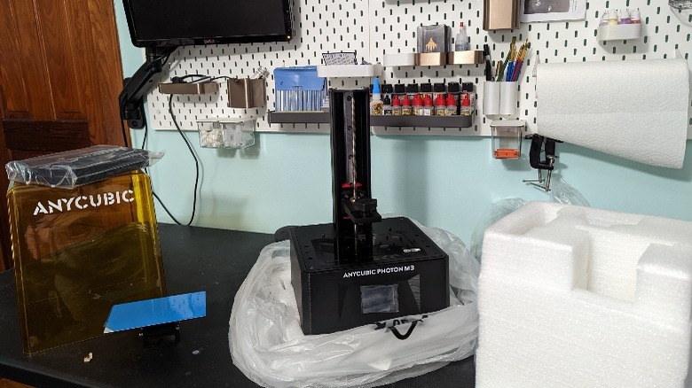 Unassembled Anycubic Photon M3 3D printer