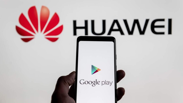 Huawei smartphone with Google Play