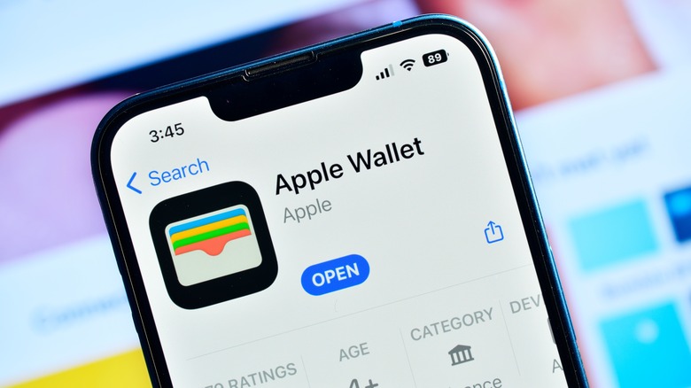 Apple Wallet on iPhone