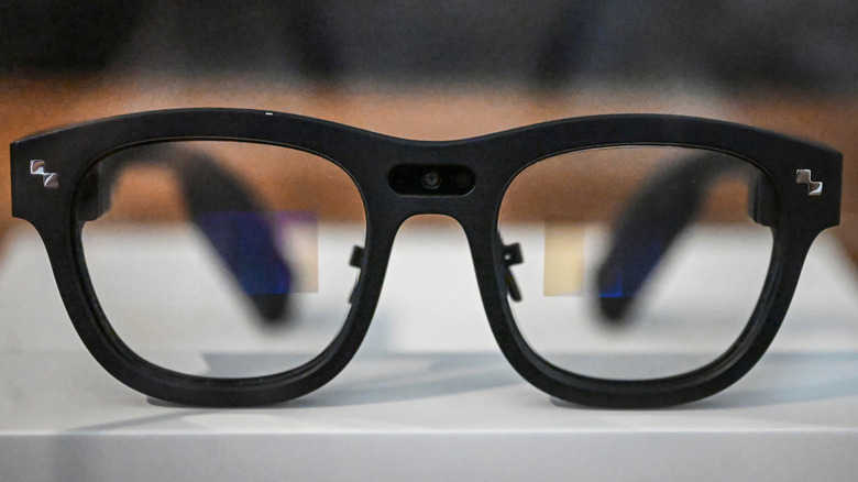 Close up of TCL's RayNeo X2 AR glasses