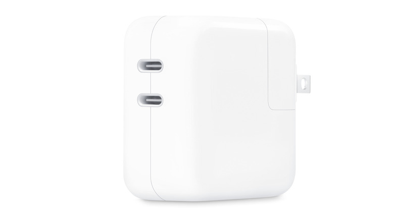 Apple's non-compact dual USB-C charger