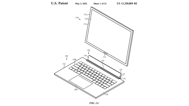 Apple accessory patent illustration - front view
