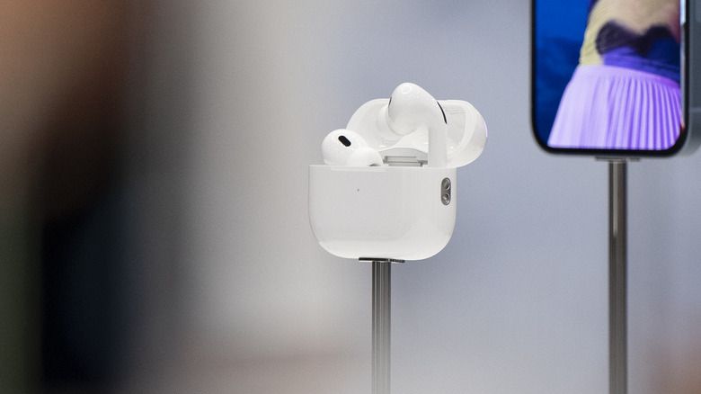 AirPods Pro on display.