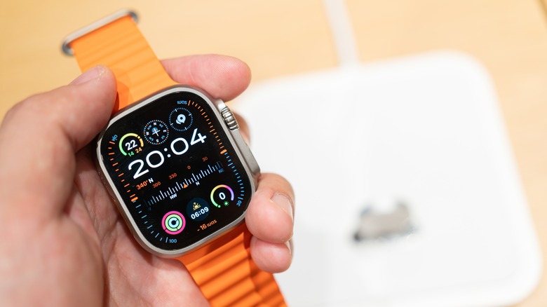 Apple Watch Ultra 2 in hand