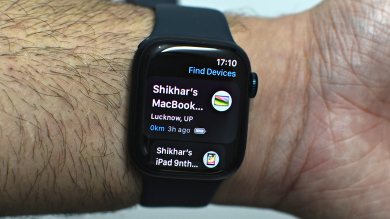 Apple Watch's Find Devices