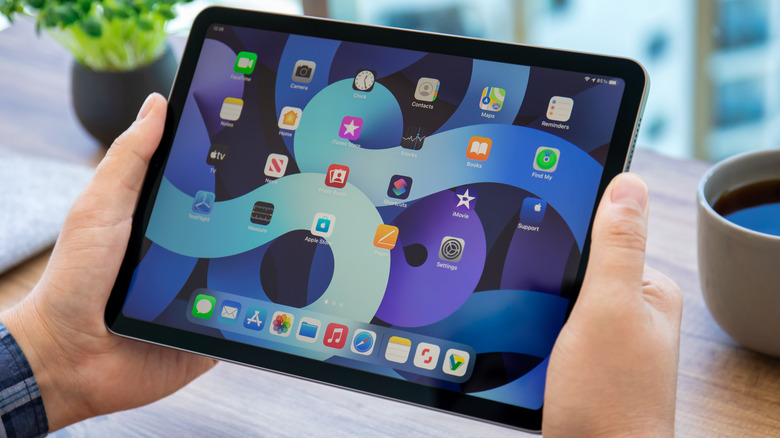 iPad Pro in hands