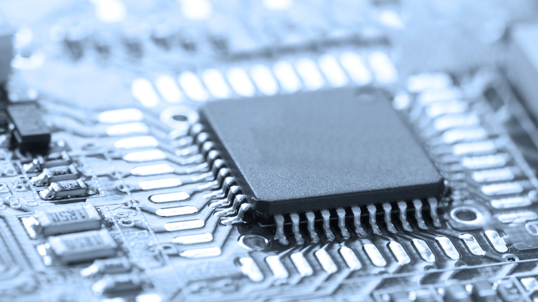 microchip on a board