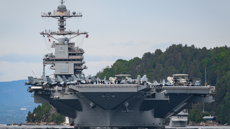 USS Gerald R. Ford at sea