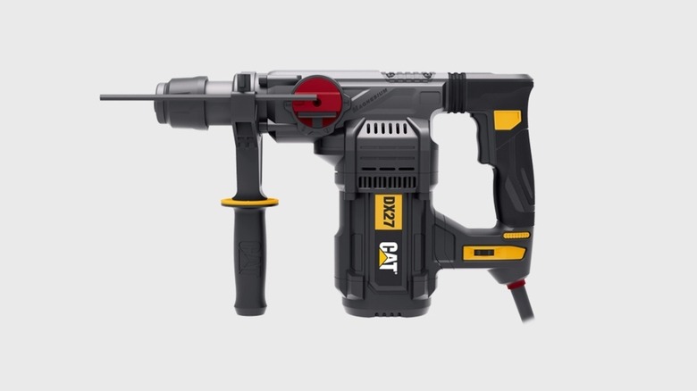 Caterpillar DX27 1500W 32mm SDS Rotary Hammer on white background