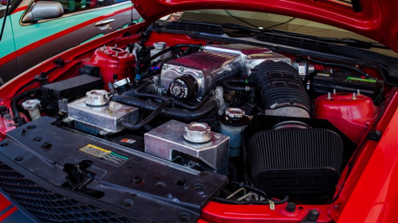 Ford Shelby car engine