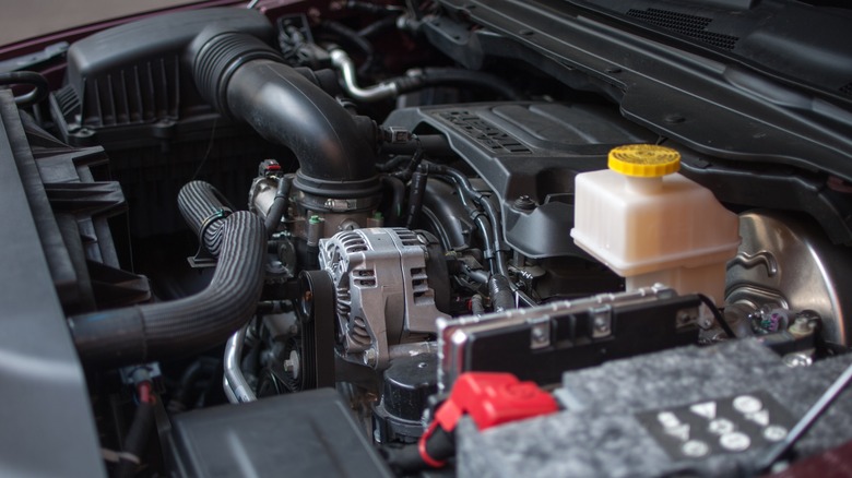 RAM 1500 Laramie engine bay