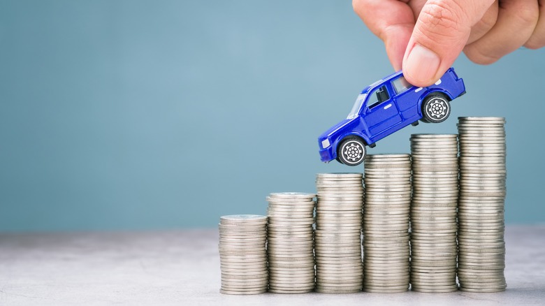 car price coin toy downward trend